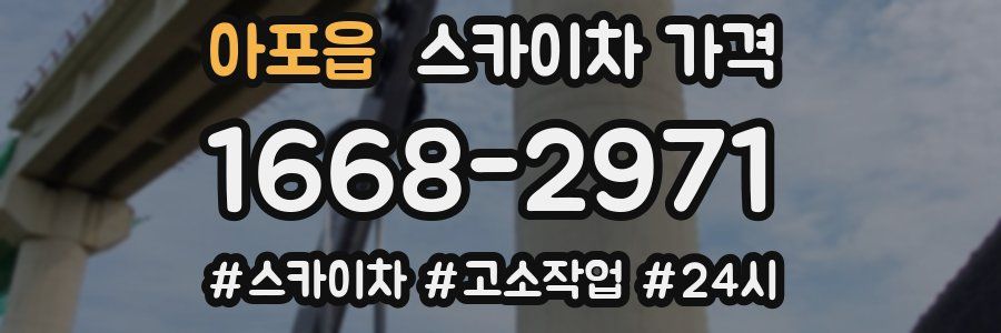 아포읍 스카이차 가격