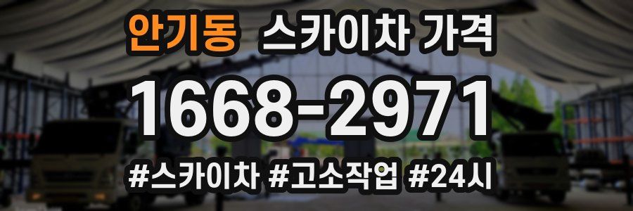 안기동 스카이차 가격