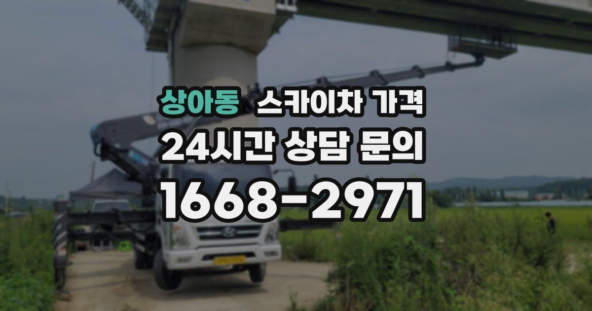 상아동 스카이차 가격