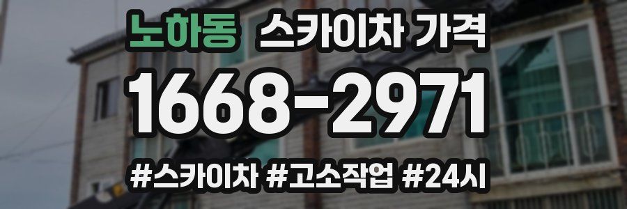 노하동 스카이차 가격