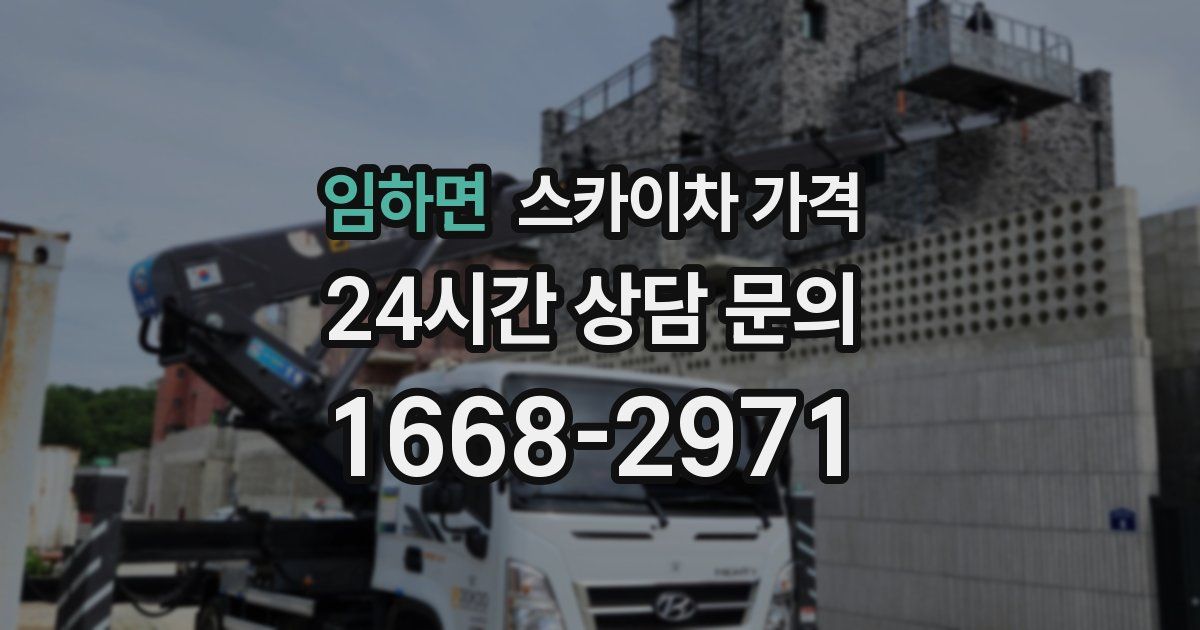 임하면 스카이차 가격