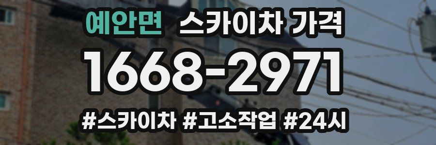 예안면 스카이차 가격