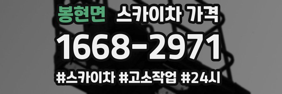 봉현면 스카이차 가격