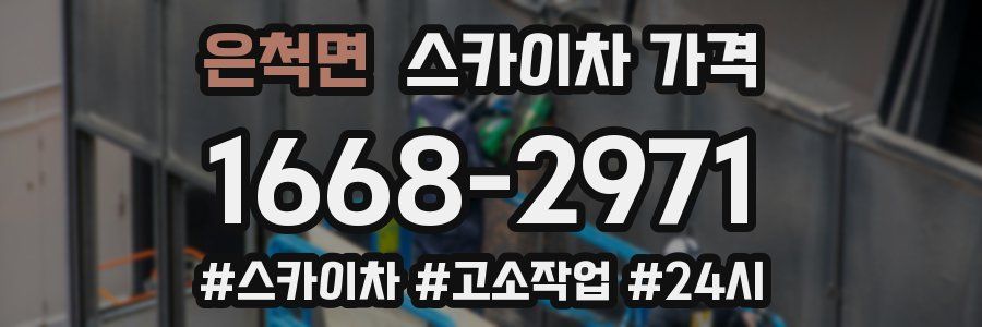 은척면 스카이차 가격