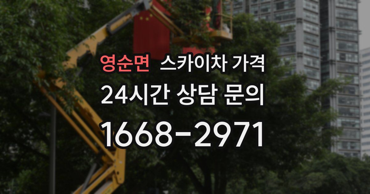 영순면 스카이차 가격