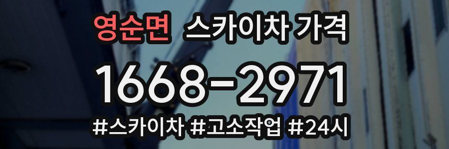 영순면 스카이차 가격