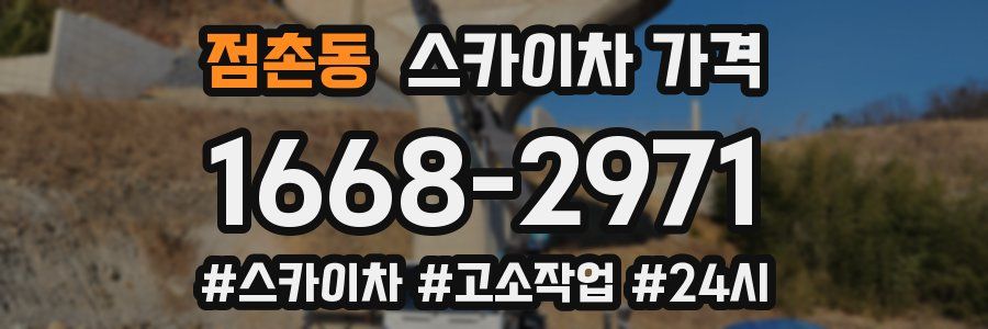 점촌동 스카이차 가격