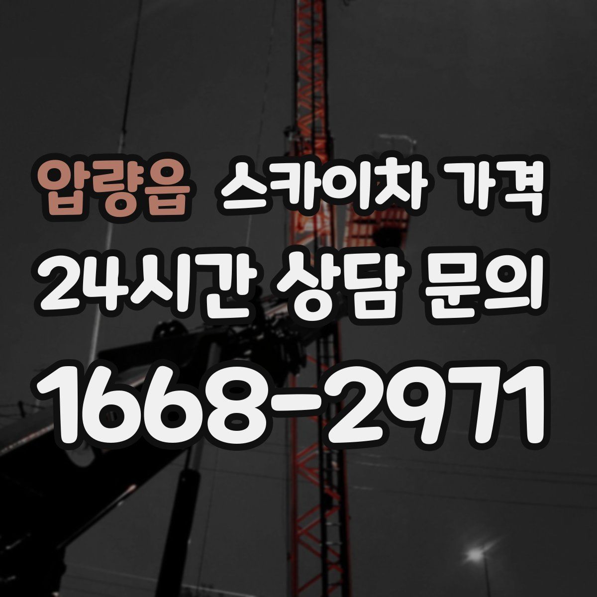 압량읍 스카이차 가격