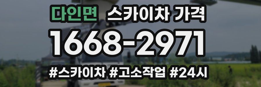 다인면 스카이차 가격