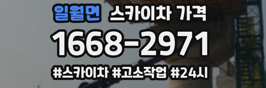 일월면 스카이차 가격