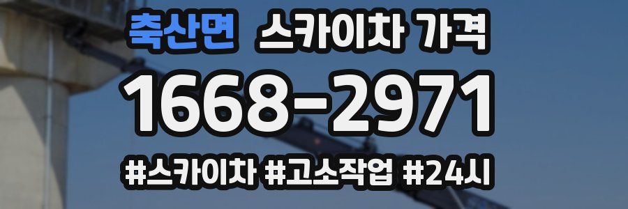 축산면 스카이차 가격