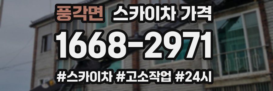 풍각면 스카이차 가격