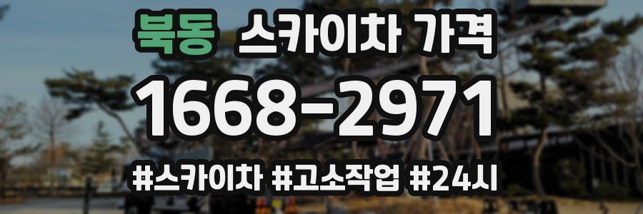 북동 스카이차 가격