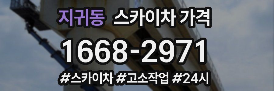 지귀동 스카이차 가격