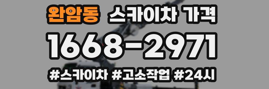 완암동 스카이차 가격