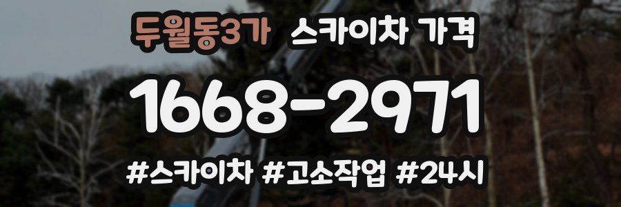 두월동3가 스카이차 가격