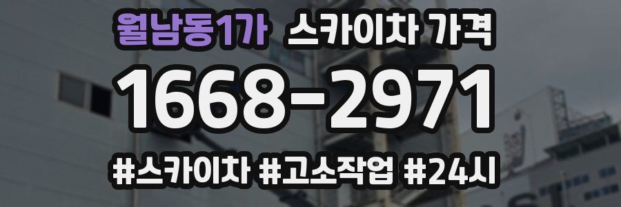 월남동1가 스카이차 가격