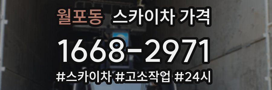 월포동 스카이차 가격