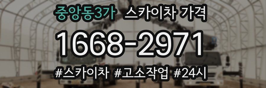 중앙동3가 스카이차 가격