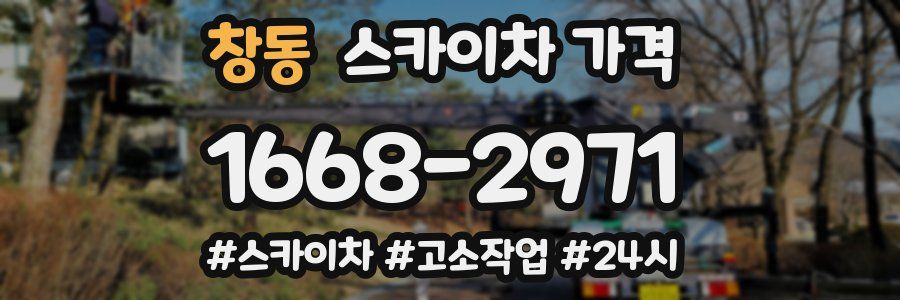 창동 스카이차 가격