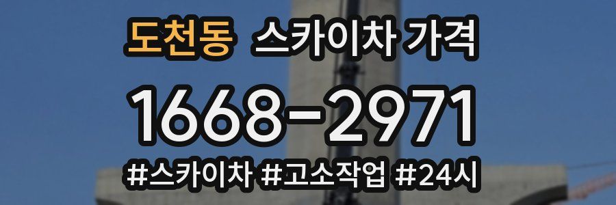 도천동 스카이차 가격