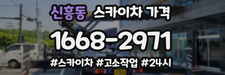 신흥동 스카이차 가격