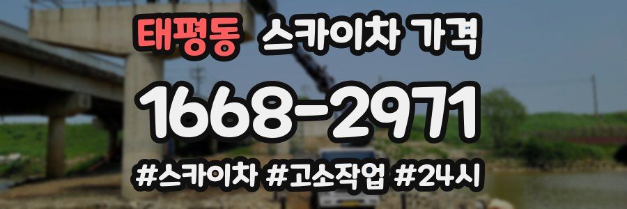 태평동 스카이차 가격