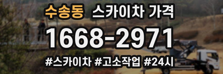 수송동 스카이차 가격