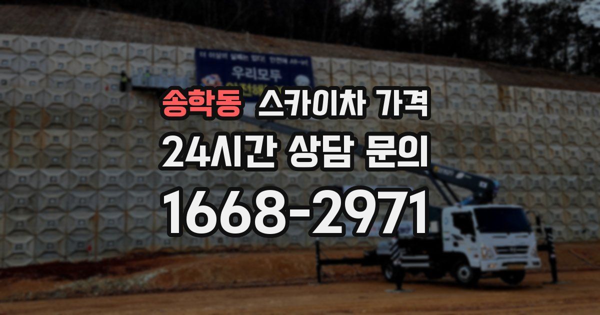 송학동 스카이차 가격