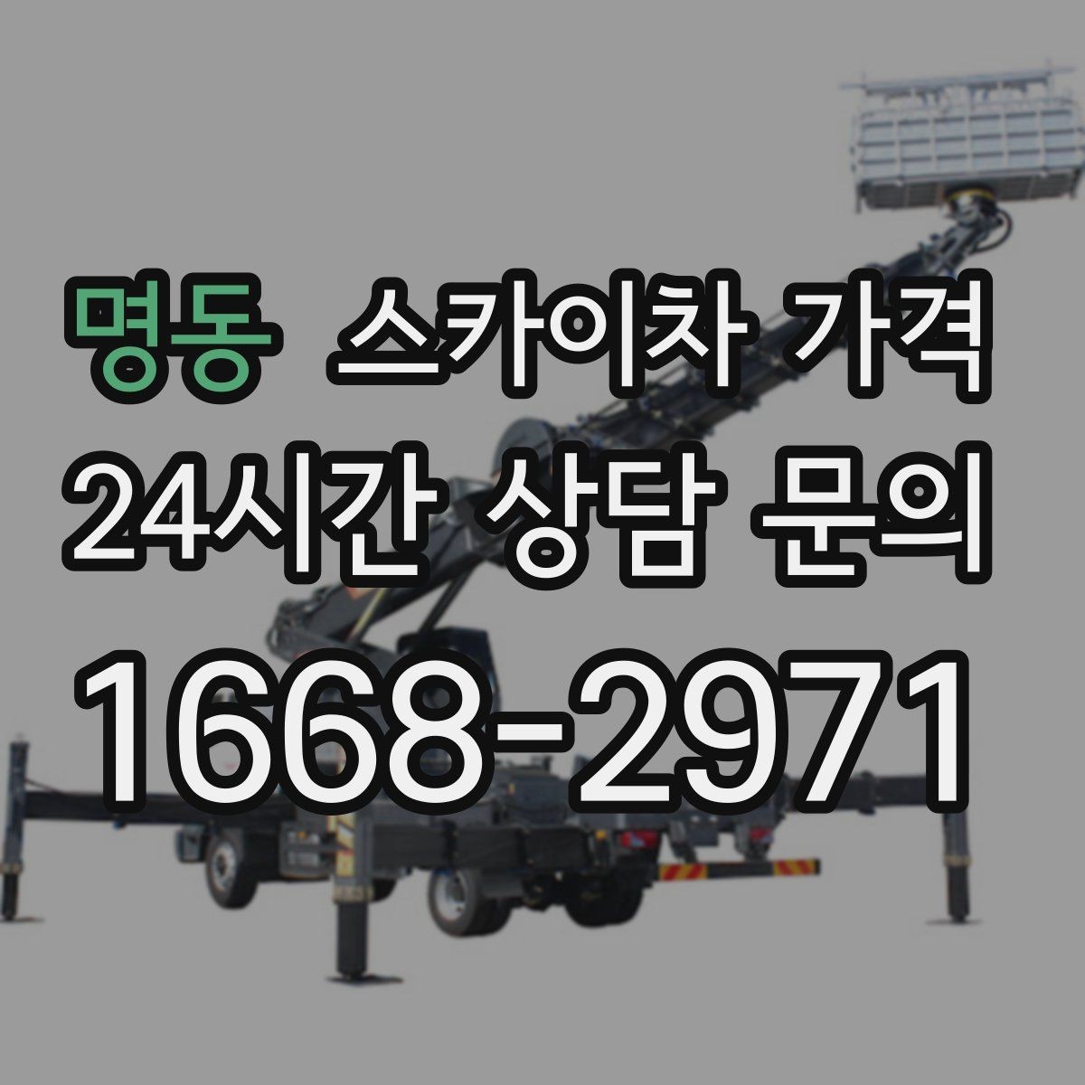 명동 스카이차 가격 수목 전정은 작업 구역이 넓으면 달라질까