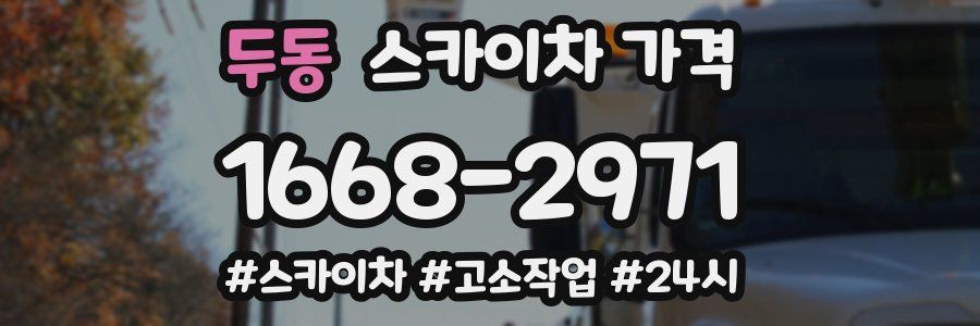 두동 스카이차 가격