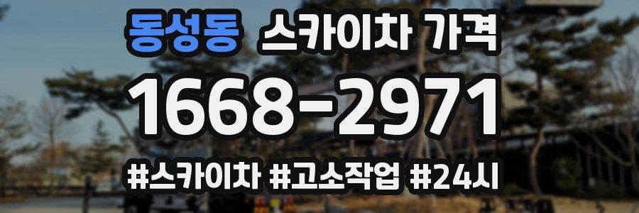 동성동 스카이차 가격
