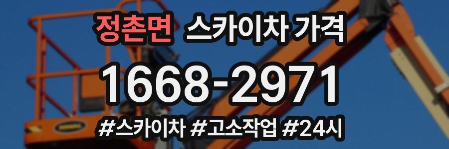 정촌면 스카이차 가격