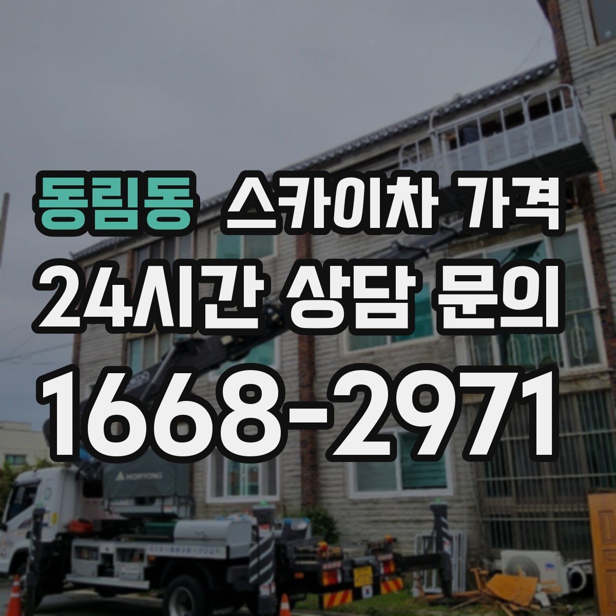 동림동 스카이차 가격