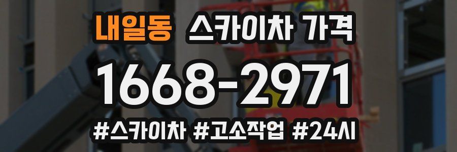 내일동 스카이차 가격