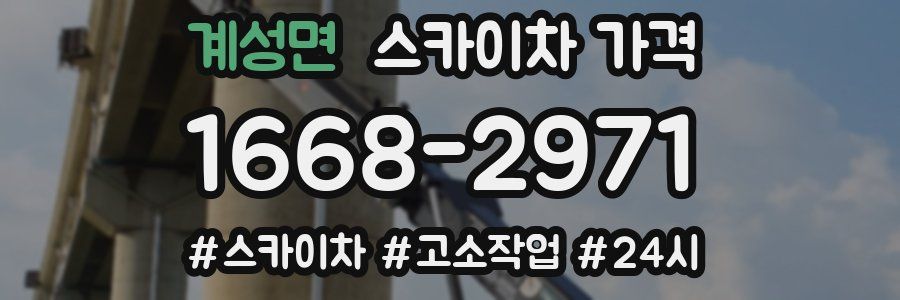 계성면 스카이차 가격