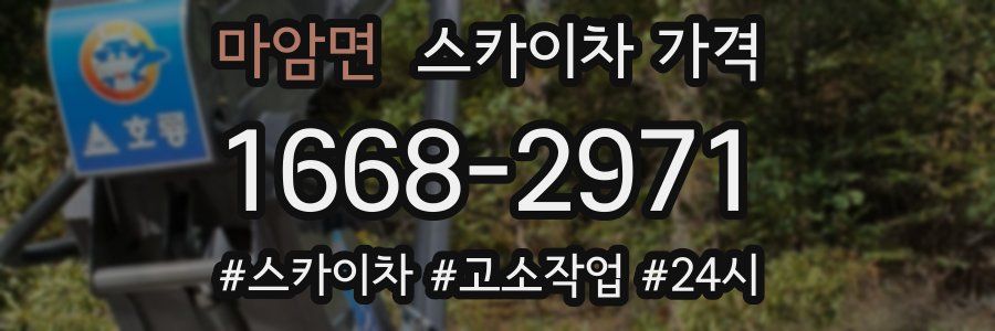 마암면 스카이차 가격