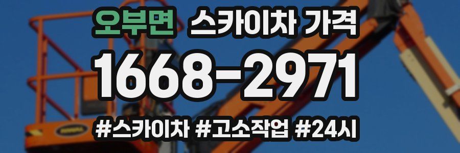 오부면 스카이차 가격