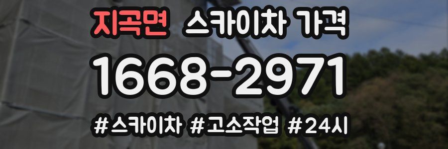 지곡면 스카이차 가격