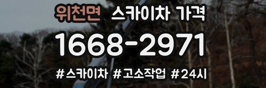 위천면 스카이차 가격