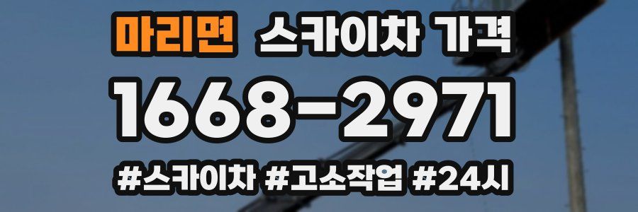 마리면 스카이차 가격