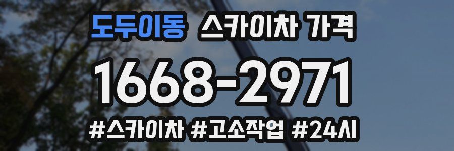 도두이동 스카이차 가격