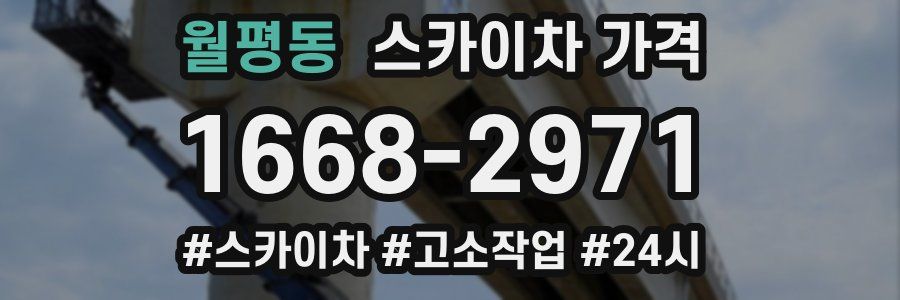 월평동 스카이차 가격