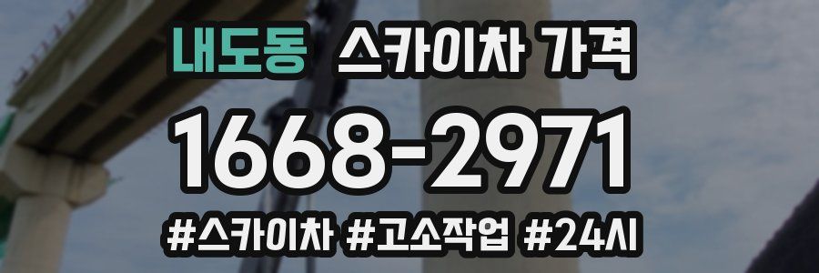 내도동 스카이차 가격