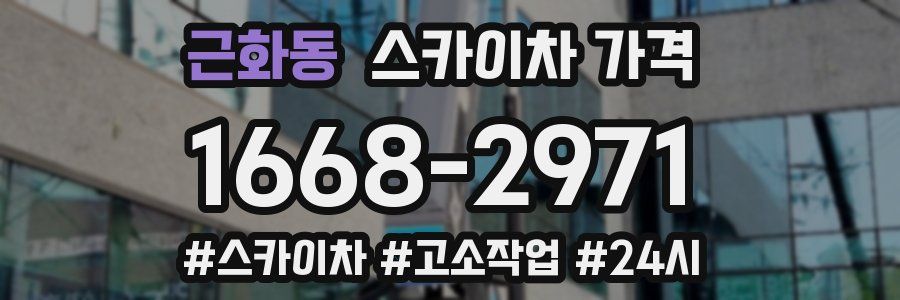 근화동 스카이차 가격