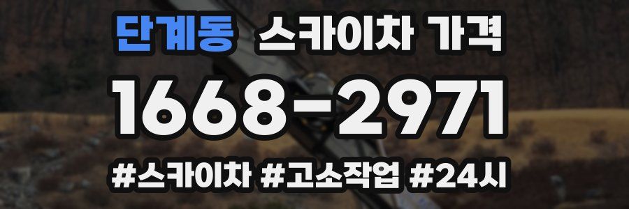 단계동 스카이차 가격