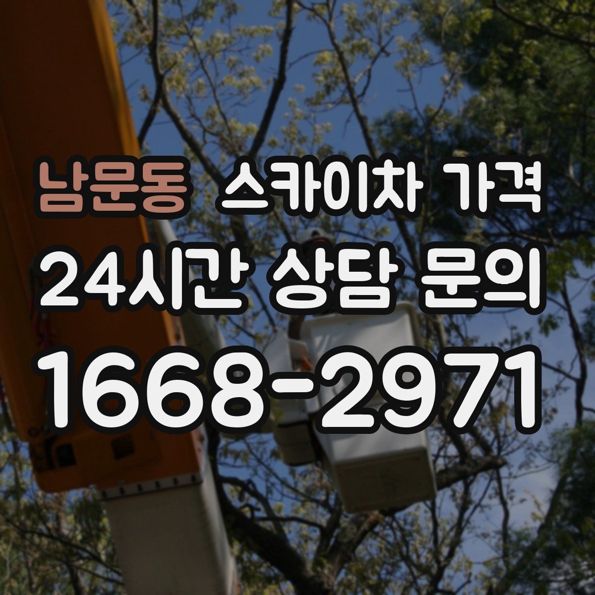 남문동 스카이차 가격