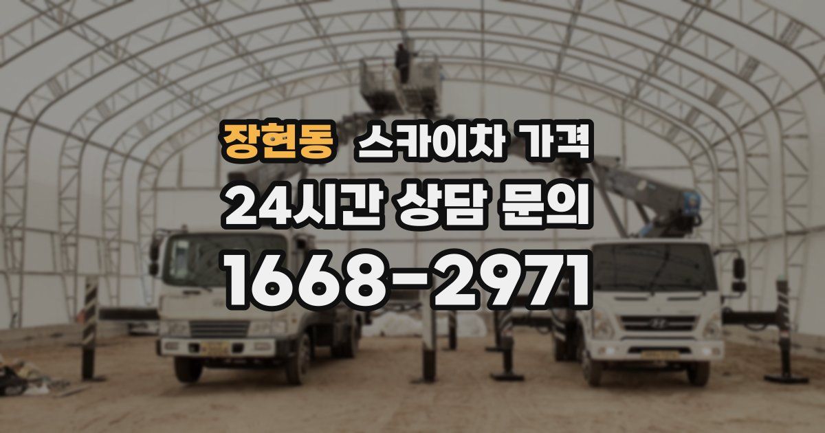 장현동 스카이차 가격