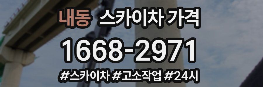 내동 스카이차 가격