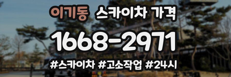 이기동 스카이차 가격